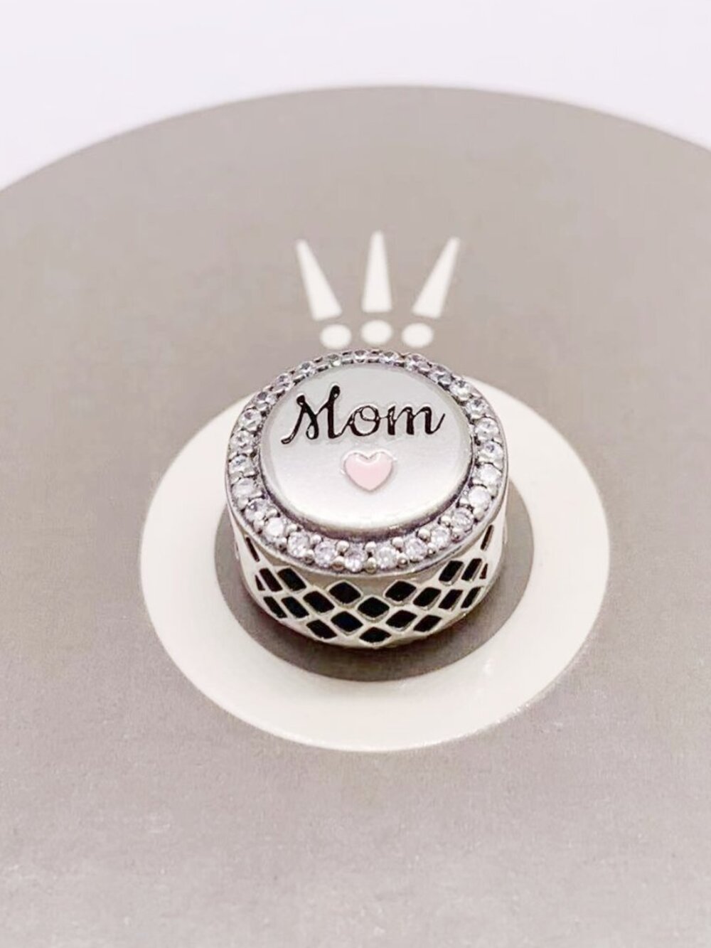 Pandora Engravable Mom Bead Charm
